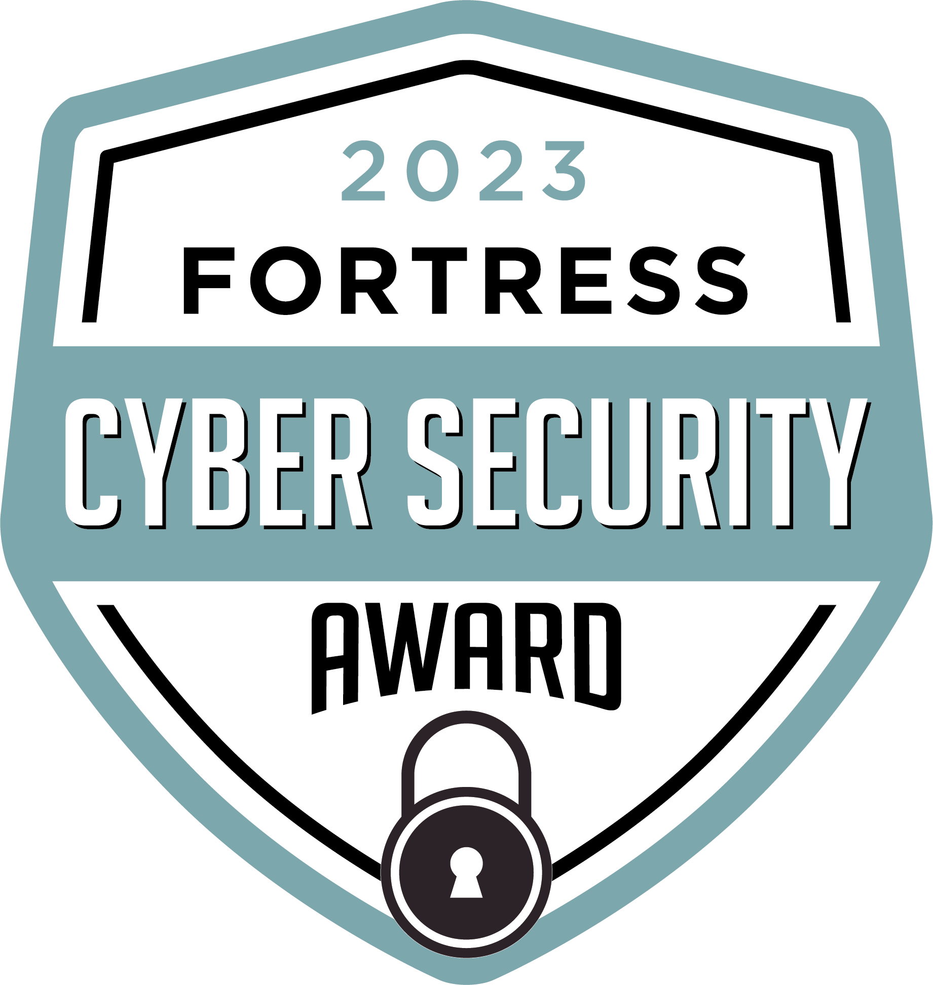 2023 Fortress Cyber Security award badge