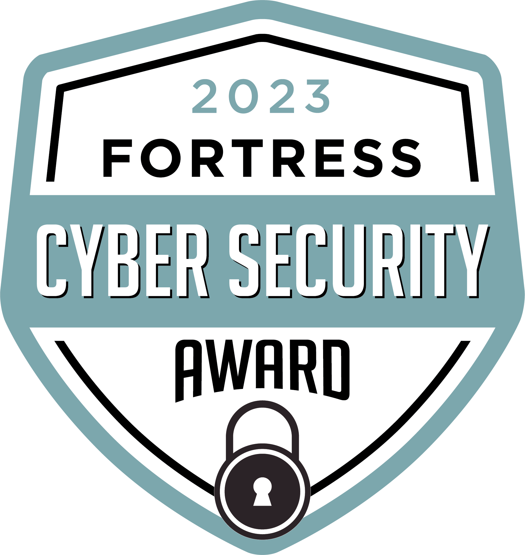 2023 Fortress Cyber Security award badge