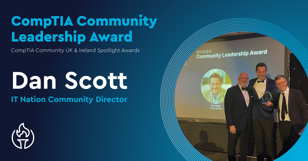 Dan Scott Comptia leadership award 2024